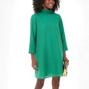 Tuckernuck Vibrant Green Long Sleeve Dress